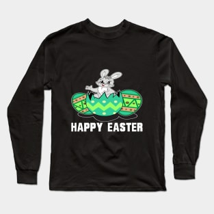 happy Easter bunny Long Sleeve T-Shirt